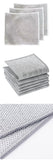 Microfiber Wash Towel Built-in Sponge Steel Wire Ball