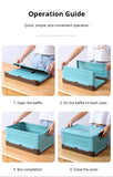 1pc Foldable Storage Box