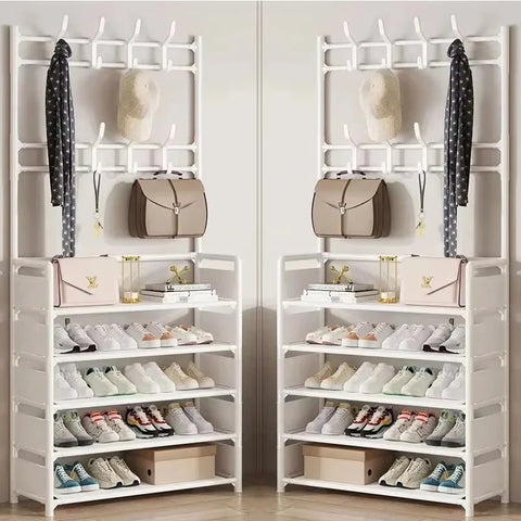 Clothes Hanger Multi-Layer Shoe Rack