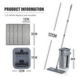 Flat Floor Mop And Bucket Set