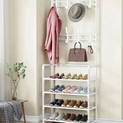 Clothes Hanger Multi-Layer Shoe Rack