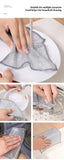 Microfiber Wash Towel Built-in Sponge Steel Wire Ball