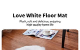 Small Size Heart Shaped Fluffy Rug