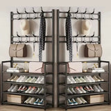 Clothes Hanger Multi-Layer Shoe Rack