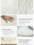 Small Size Heart Shaped Fluffy Rug